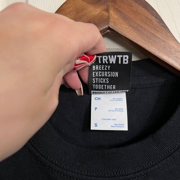 Breezy Excursion Mens Black NWOT Dwight Clark 49ers Rest In Paradise Shirt Small - Picture 4 of 5